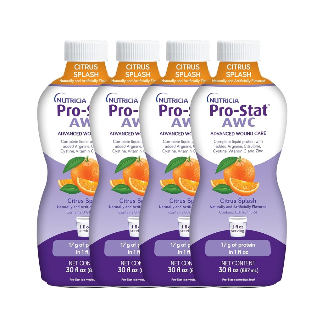 Pro-Stat Advanced Wound Care (AWC), Konzentrierte flüssige Protein medizinische Lebensmittel - Citrus Splash Punch Flavor, 30 Fl Oz Flasche (Sache 4)