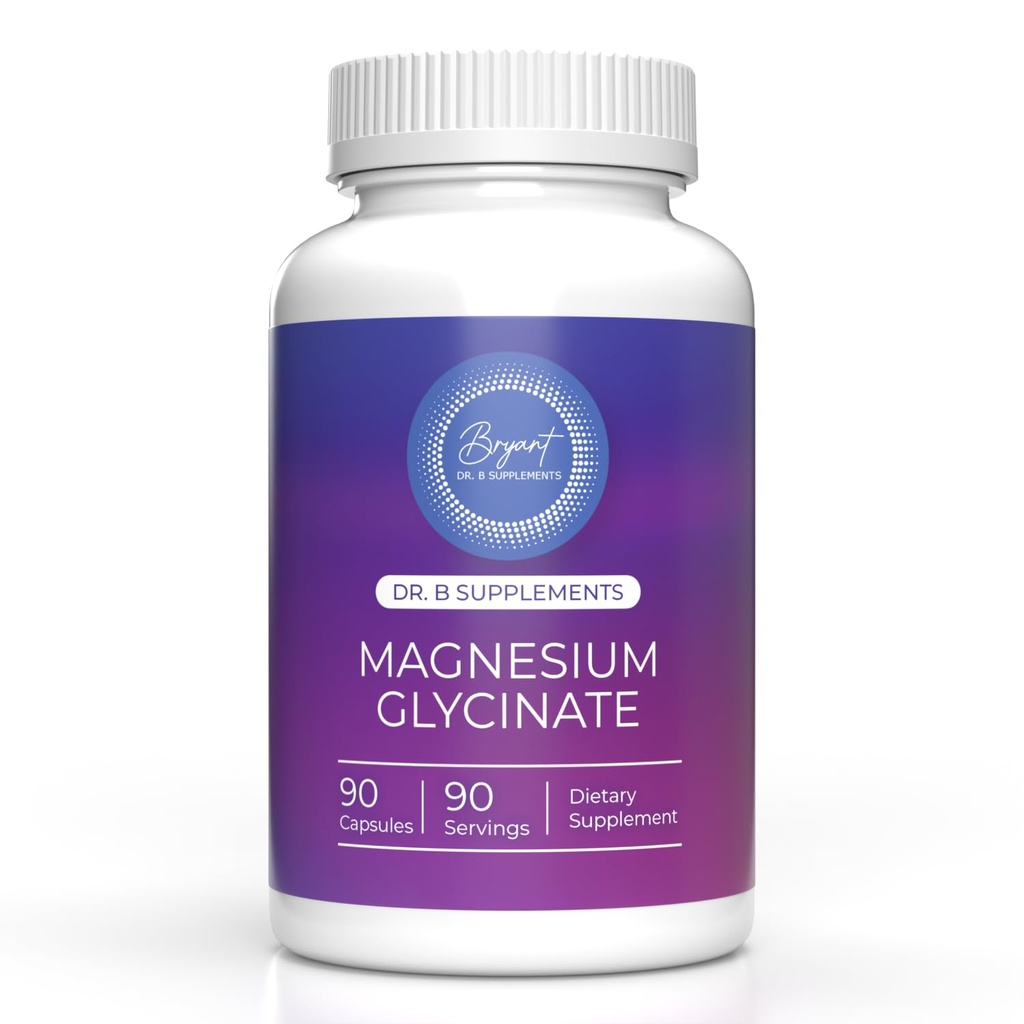 Encapsulation Magnesium (Glycinate) 120 mg - Supplement to Support Stress Relief, Sleep, Heart Health, Nerves, Muscles, and Metabolism* - Highly Absorbable Magnesium Glycinate - 90 Capsules