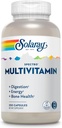SOLARAY Spectro Multivitamin, Eisenfrei - Multi Vitamin w/Calcium, Magnesium, Energizing Greens, Verdauungsenzyme - Verdauung, Zellenergie, Knochengesundheit, Immununterstützung, 41 Servierungen, 250 Kapseln
