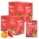 Ener-C Tangerine & Grapefruit Multivitamin Drink Mix, 1000mg Vitamin C, Non-GMO, Vegan, echte Fruchtsaftpulver, natürliche Immunität Unterstützung, Elektrolyte, Glutenfrei, 2-Packs von 30 (60 Count)