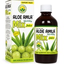 Basic Ayurveda Aloe Amla Mix Juice | Blend of Aloe Vera & Amla Fruit | First Press Virgin Juice | Plant-Based Daily Drink | Vegan & Non-GMO | 16.23 Fl Oz (Pack von 2)