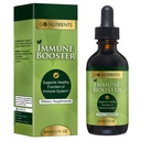 Go Nährstoffe Immun-Booster – flüssige Kräuter-Unterstützung mit Echinacea, Goldenseal & Usnea - 7 in 1 Stärkung der Verteidigung für Erwachsene & Kinder | 2 Unzen Tinktur (48 Servietten) für natürliche Verteidigung & Wellness