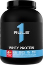 Regel 1 Whey Protein – 24g Fast-Acting Protein aus All-Whey-Quellen mit natürlich vorkommenden EAAs & BCAAs für Workout Recovery oder Anytime Use (5 Pfund*, Erdbeeren & Crème)