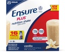 Ensure Plus Nutrition Shake, Vanilla, 8 Unzen, 16 zählen