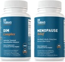 Dr. Tobias Menopause Relief und DIM Complex - Unterstützung Hormonal Balance und Menopausal Comfort, Non-GMO