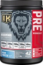 Iron Kingdom Pre Workout Pulver für Männer & Frauen Koffein, Beta Alanine & Aminos für intensiven Fokus Endurance & Pump - Preworkout Energy Drink Powder Natural Blue Freezie - 42 Portionen