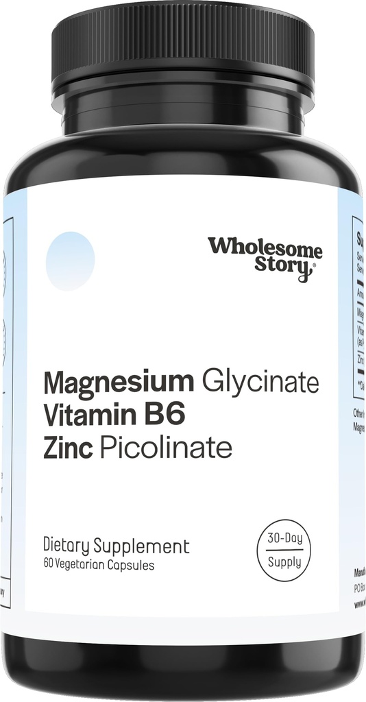 Zink Picolinat, Magnesium Glycinat Ergänzungen mit P5P Vitamin B6 | Magnesium und Zink Vitamin | Reproductive & Fertility Gesundheit, Hormon Balance, Immunsystem Unterstützung | 30 Tage Versorgung