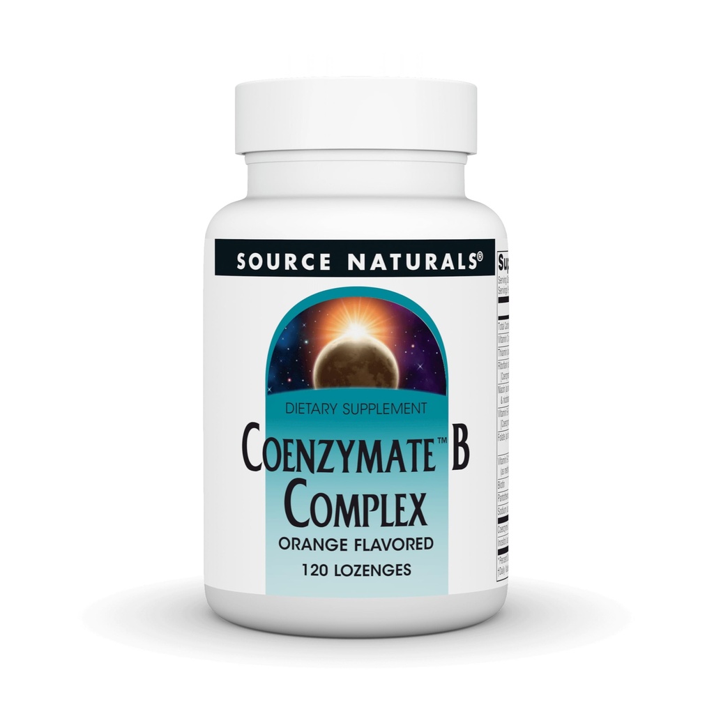 Quelle Naturals Coenzymate B Complex - Orange Flavor, die in Mund schmelzen - B Vitamine - 120 Lozenges