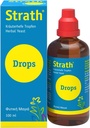 Strath Nutritional Yeast Liquid Syrup 3.4 Oz - Vegetarisch, Lactosefrei, Künstlicher Zusatzstoff frei - Verdauungsunterstützung, Nährstoffabsorption - Great Tasting Daily Supplement - Prebiotic und Postbiotic