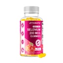 Vitamatische Hefe-freie Selengummis 200mcg als Selenmethionin Supplement Essential Trace Mineral mit überlegener Absorption 90 Pektin-basierte Gummis