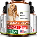 Kräuterreinigerfutter Katzen und Hunde - Homöopathik Parasiten und Toxine für Hunde und Katzen - Alle Rassen und Größe - Welpen & Kitten - 2oz