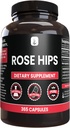 PURE ORIGINAL INGREDIENTS Rose HIPS (365 Kapseln) Kein Magnesium oder Reisfüller, Immer rein, Lab Verifiziert