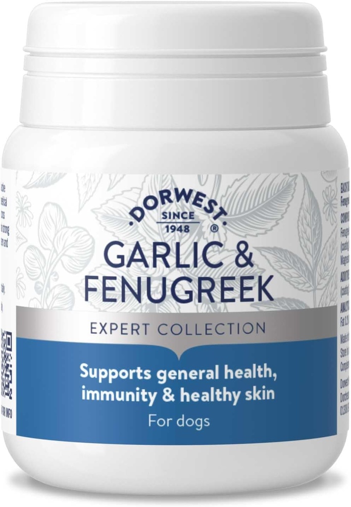 Knoblauch und Fenugreek Tabletten für Hunde und Katzen 100 Tabletten