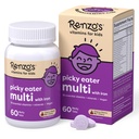 Renzo's Picky Eater Kids Multivitamin mit Eisen, lösende Kinder Vitamine mit Vitamin D3 & K2 und mehr, 60 Sugar-Free Melty Tabs, Cherry Mo’ Cherry Flavored