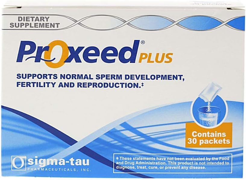 Proxeed Plus Male Fertility Supplement, Male Enhancing Supplement, Fertility Support, 150 Servietten, 5 Boxen
