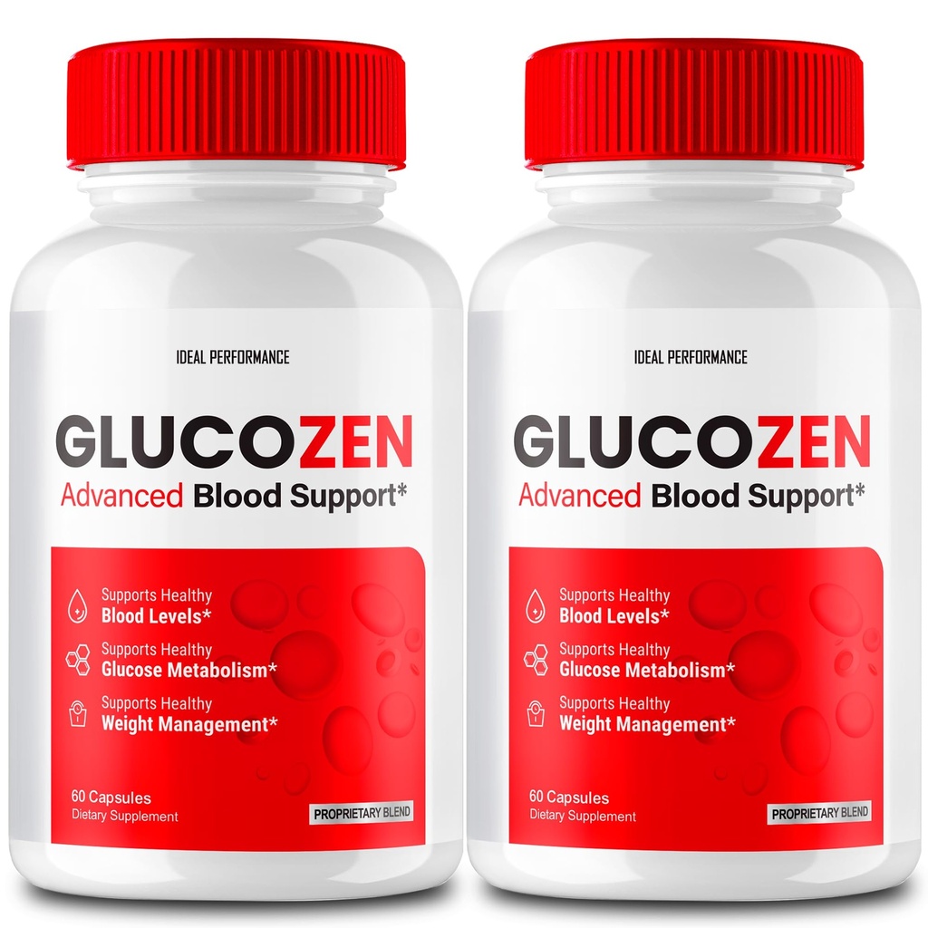 Glucozen Kapseln, Glucozen Unterstützung Ergänzung Pillen - Maximale Stärke, Glucozen Gesundheit & Wellness Kapseln, Glucozen Alle natürlichen Formel Pillen, Gluco Zen Health Kapseln Bewertungen (2 Pack)
