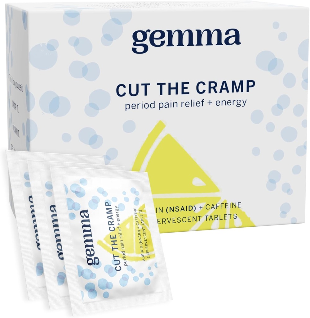 Gemma Cut The Cramp - Fast Menstrual Cramp & Period Schmerz Relief - Mehr-Symptom Formel Treats Menstrual Cramps, Fatigue, Bloating, Kopfschmerzen in 15 Minuten