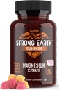 Starke Erde - Magnesium Citrate Gummies für Erwachsene 250mg (90 Count) - Kalm Gummies - Vegan Magnesium Gummies - Beilage für Frauen, Männer, Teens