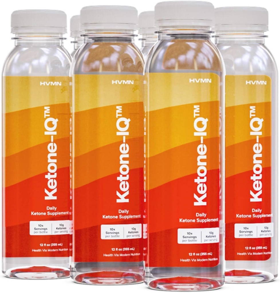 Keton-IQ - Holen Sie sich Ihren Kraftstoff aus Ketonen. Kein Zucker, kein Salz, kein Koffein. 60 Servierungen von konsumierbaren Ketonen, um schnell erhöhen Ketone Ebenen. Neue und verbesserte Formulierung! (6 ct)