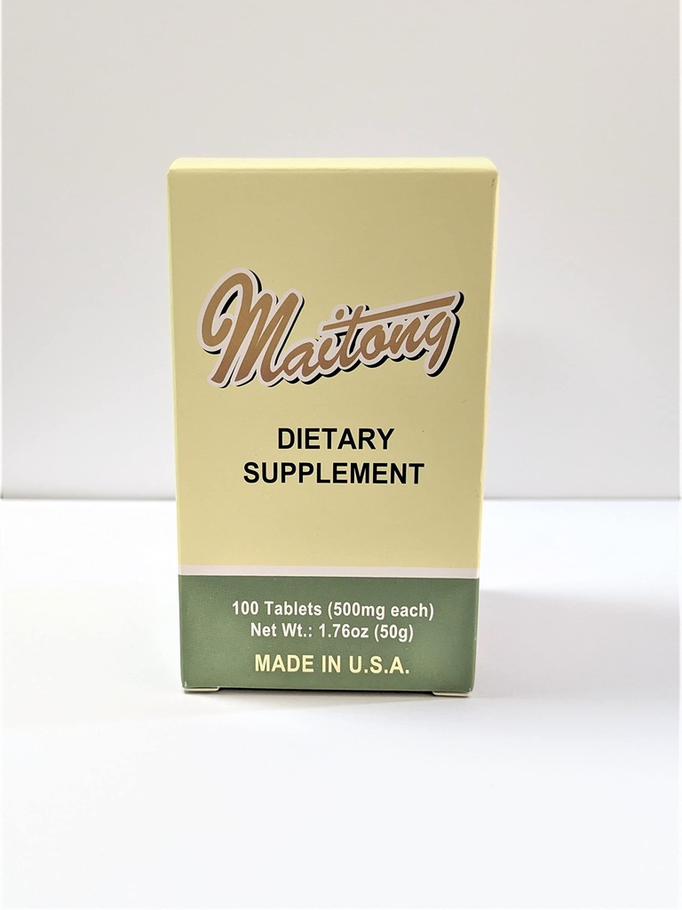 Maitong Advanced Multi-Vitamin Supplement to Support Cardiovascular Function and Healthy Cholesterol Level 100 Tablets 500mg/each Made in USA