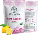 Meno-Support BloatX Organic Menopause Relief: Balances & unterstützt Hot Flashes, Hormone, Moods Swings, Night Sweats, & Bloating mit Black Cohosh, Red Clover & Dong Quai. Natürlicher frischer Zitronengeschmack.
