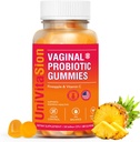 UniVitaSion Vaginal Probiotics Gummi für Frauen, 50 Billion CFUs - PH Balance, Vaginaler Geruch, Vaginal Flora, Hefe Infektion Behandlung für Frauen, Vitamin C für Immungesundheit, Hawaiian Ananas Flavor