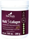 NEU ROOTS HERBAL Multi 5 Coco Collagen Powder Supplement (Typen I, II, III, V und X) hydrolysiertes Collagen - Dairy & Glutenfrei - 12g pro Servieren - Schokoladengeschmack, 7.05 oz