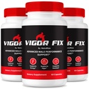 (3 Pack) Vigor Fix Male Supplement, VigorFix Pillen für Männer, Tägliche Ernährung für Gesundheit und Wellness, Vigor Fixed Support Kapseln für Vertrauen und Energie, Bewertungen (180 Kapseln)
