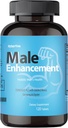 Testosteron Ergänzung für Männer – Tongkat Ali, Maca, L-Arginin HCI& Ginseng für Energie, Stamina & Endurance, Non-GMO, Gluten-Free, 120 Tabletten(60-Day Supply)