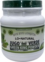 JUGO Verde (Green King Powder) Super Detox 16 oz Nahrungsergänzung 100% natürlich, Vegan, keine Gluten, keine Zucker Bye LONJITA Grüner Tee, Moringa, Spinat und mehr Faser