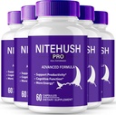 Nite Hush Pro Brain Ergänzungen für Memory- und Fokuskapseln, NiteHush Advanced Formula Brain Health Support - Maximum Strength Nootropics NiteHushPro Alle natürlichen Support Pillen Bewertungen (5 Pack)