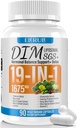 DIM Supplement Estrogen Balance für Frauen und Männer, 1675 mg Estrogen Supplement Hormonelle Akne Unterstützung, Menopause Unterstützung, Antioxidans Unterstützung,DIM SGS 90 Veggie Kapseln,44 Tage Versorgung-043