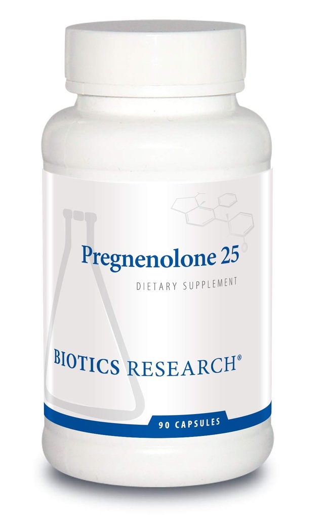 Biotics Forschung Pregnenolone 25-25 mg Pregnenolone Unterstützung, Speicher & Hormon Balance, Hormon Precursor oder Parent Hormone. 90 Kapseln