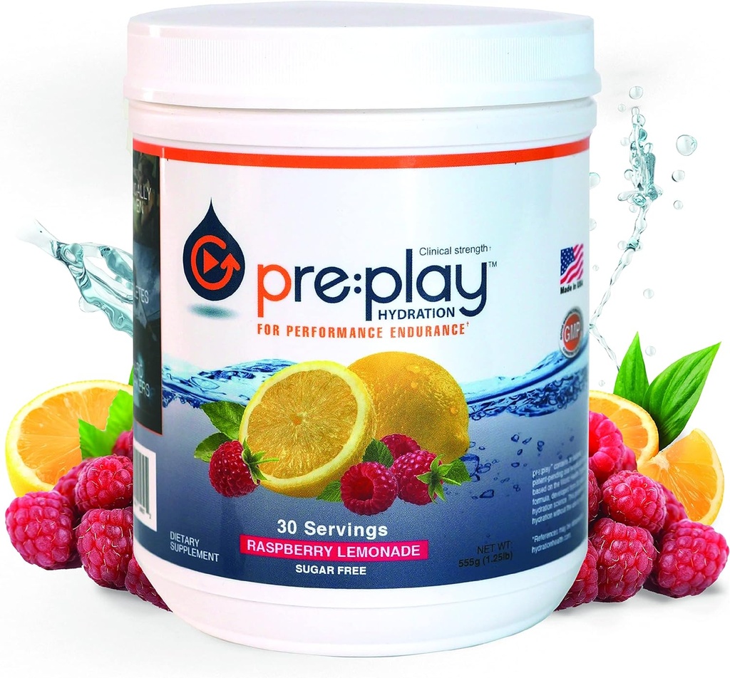 Hydration und Energy Drink Powder, Raspberry Lemonade - 30 Servierwanne