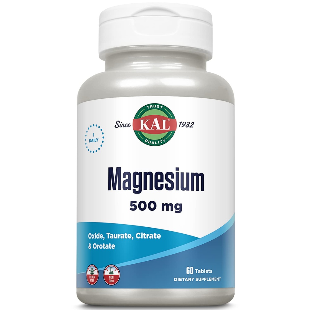 Kal 500 Mg Magnesium Tabletten, 60 Zähler
