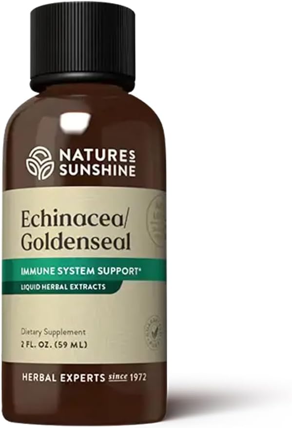 Nature's Sunshine Echinacea And Golden Seal Liquid, 2 fl. | Aktiviert das Immunsystem, stärkt Immunantwort und beneficial Während der Zeiten des jahreszeitlichen Wandels