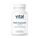 Vital Nährstoffe Phyto-Curcumin Plus Enzyme | Curcumin Ergänzungen mit Phytosome Extract | Unterstützung für Muskel, Knochen, Leber und Herz Gesundheit* | Gluten, Dairy, Soy Free | 60 Kapseln