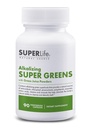 100% Organic Alkalizing Super Greens - Superfood w/Alfalfa, Gerste & Weizen Grass, Matcha & Chlorella - Natürliche Quelle von Phytonutrients & Chlorophyll | Fördert pH-Körper Balance & Detox | 90 Kapseln