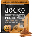 Jocko Mölk Whey Protein Powder - Keto, Probiotics, Grass Fed, Verdauungsenzyme, Aminosäuren, Sugar Free Monk Fruit Blend - Unterstützt Muskelrückgewinnung und Wachstum (Pumpkin New)