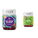OLLY Muskel Erholung Schlaf Gummi, Schlaf- und Sore Muskelunterstützung, 3mg Melatonin, Tart Cherry & Daily Energy Gummy, Koffeinfrei, Vitamin B12, CoQ10, Goji Berry, Adult Chewable Supplement