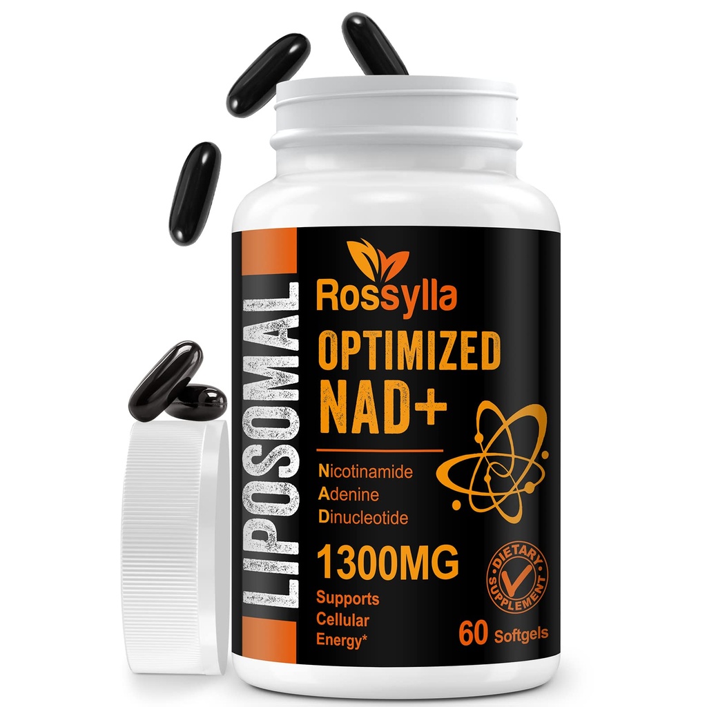 1300 MG Liposomal NAD+ Ergänzung | Höchste Absorption | Reinst NAD Supplemet zu erhöhen NAD+ Effetiv | Boosting NAD+ Ergänzung zu Aging Defese, Cellular Energy, Langlebigkeit | 60 Zähler