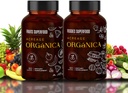 Früchte und Gemüse Ergänzungen | Ganze Nahrungsergänzungsmittel Energie mit 36 Obst und Gemüse Mischung Superfood | Essential Vitamins and Minerals | 90 Frucht & 90 Veggie Kapseln