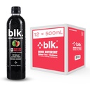 blk. Natürliches Mineral Alkaliwasser, Wassermelone, 500 mL Pack von 12, 8 pH Wasser, Bioverfügbare Fulvic & Huminsäure Extrakt, Trace Minerals, Elektrolyte zu Hydrate, Reparieren & Restore Zellen