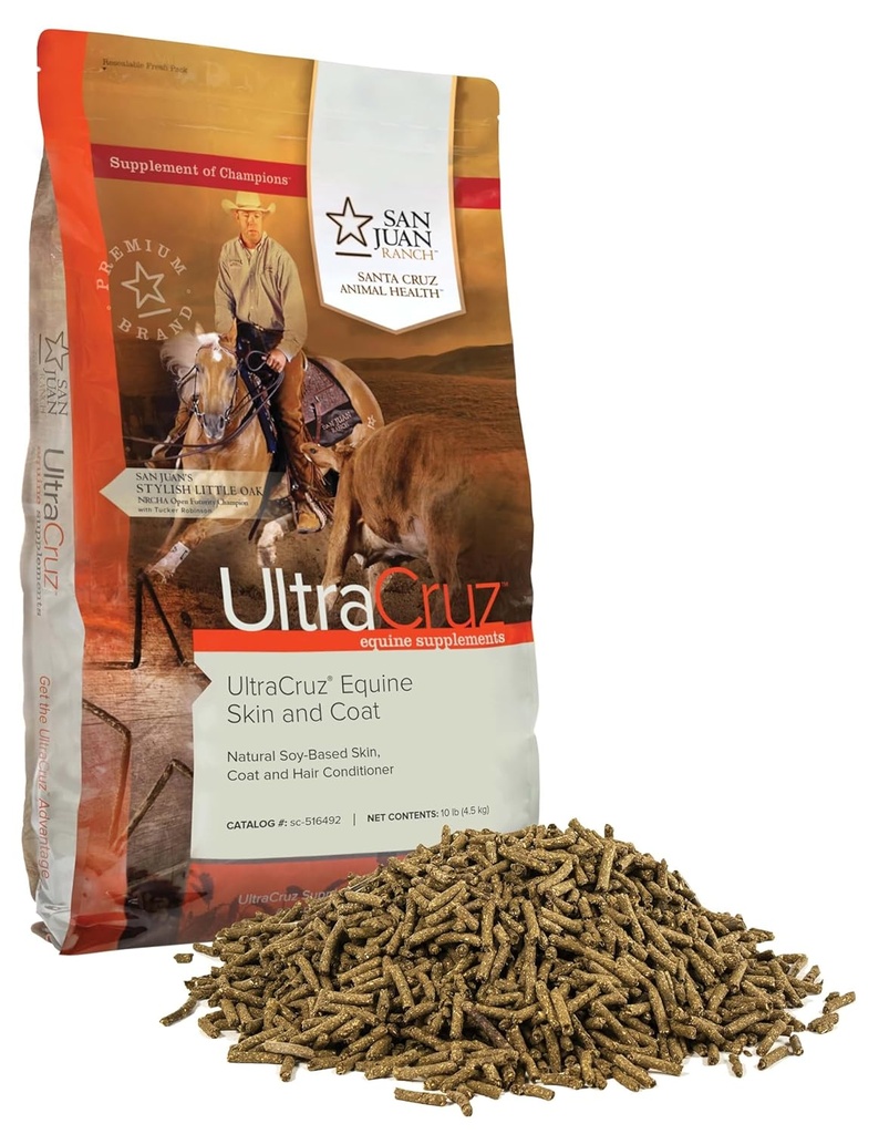 UltraCruz® Equine Haut und Mantel Pellet, 10 lb
