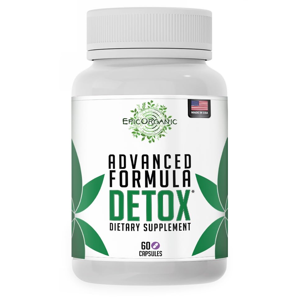 Total Detox Cleanse | 10-Day Supply Detox Supplement | Milk Thistle, Ginger Root & Yellow Dock Root | 60 Kapseln
