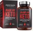 Vitamin Bounty Burn On Thermogenic Keto Fat Burner für Männer & Frauen - Gewichtsverlust Ergänzung mit Himbeere Ketone - Metabolismus Booster, Energie Pillen, Appetit Suppressant - 60 Kapseln