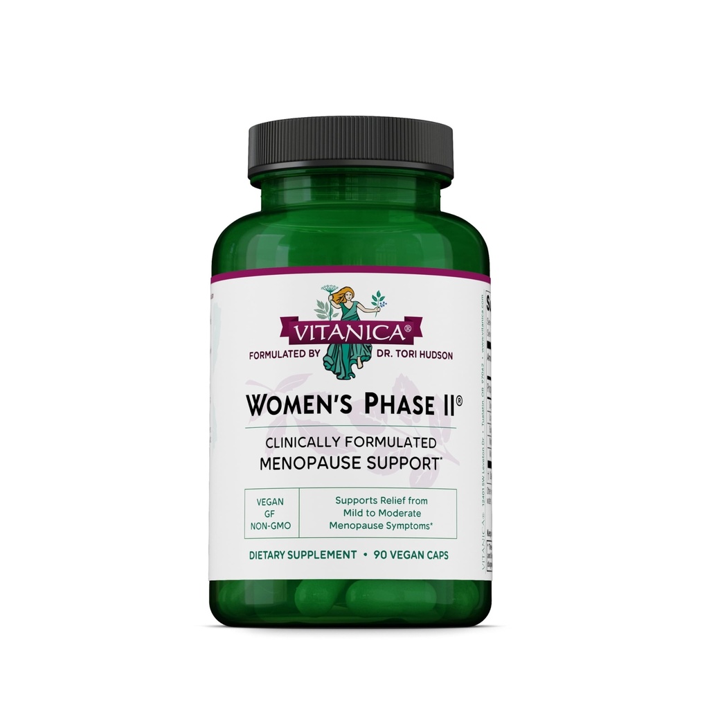 Vitanica Frauen Phase II, Menopause Unterstützung, Vegan, 90 Kapseln
