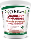 Cranberry D-Mannose für Hunde und Katzen Urinary Tract Infection Support Verhindert und beseitigt UTI, Blasen Infection Kidney Support 11.4 Unze (Doppelstärke Weiche Kuh, 120 Weiche Kuh)