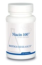 Biotics Research Niacin 100, 100 Milligramm Niacin, Vitamin B3, Cholesterin, HDL, LDL, Triglycerid, LP, Herz-Kreislauf-Gesundheit, 150 Kapseln
