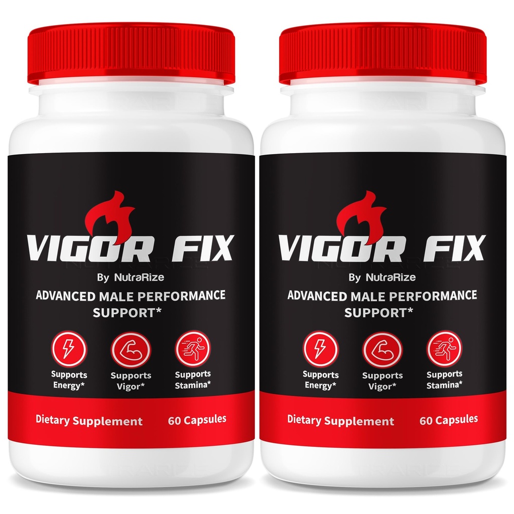 (2 Pack) Vigor Fix Male Supplement, VigorFix Pillen für Männer, tägliche Ernährung für allgemeine Gesundheit und Wellness, Vigor Fixed Support Kapseln für Vertrauen und Energie, Bewertungen (120 Kapseln)